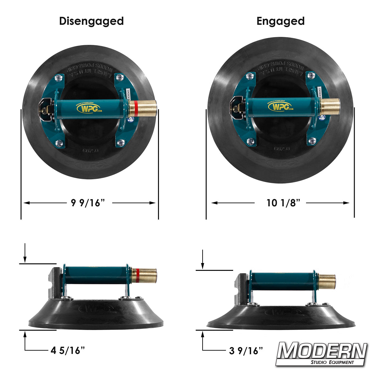 Wood's Powr-Grip 10" Suction Cup without Modern Kit