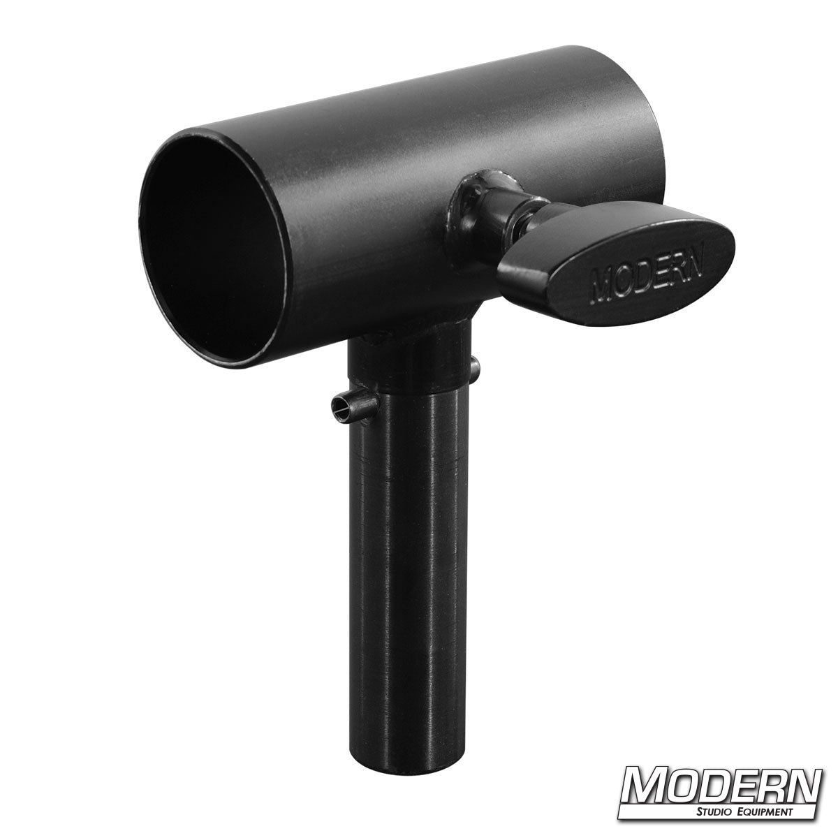 Crab Dolly to Horizontal Receiver for 1-1/4-Inch Speed-Rail® with T-Handle– Professional Grip Hardware for Film and TV Rigging | Modern Studio Equipment