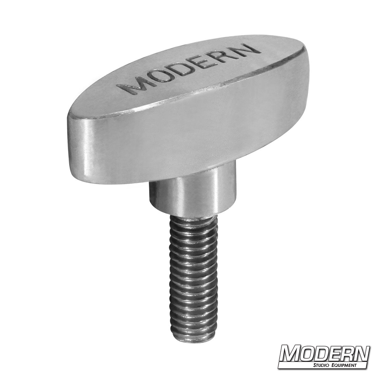 Modern-branded T-handle with 5/16-18" thread – precision grip handle for tightening and securing gear in film, video, and photo production.