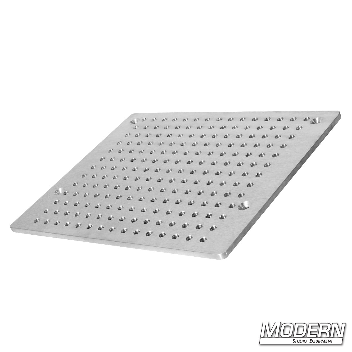 Hostess tray cheese plate 14 x 18 x 3/8 inch – heavy-duty grip mounting plate with multiple slots and holes for secure rigging and camera support in film and television production.