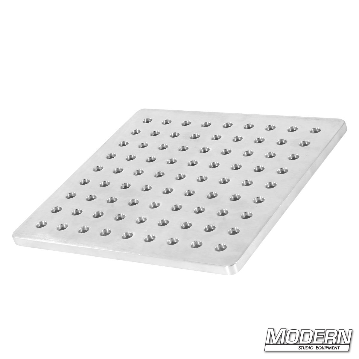 Cheese Plate 10" x 10" x 3/8" — large aluminum cheese plate with multiple mounting holes for film, TV, camera rigs, and lighting setups | Modern Studio Equipment