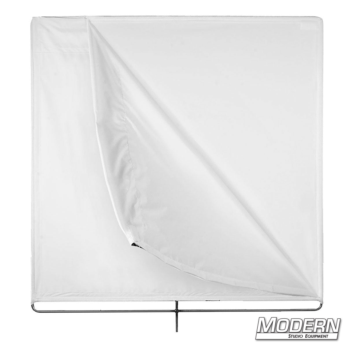 40 by 40 inch bleached muslin floppy for soft light diffusion in professional film, TV, and photography lighting setups.