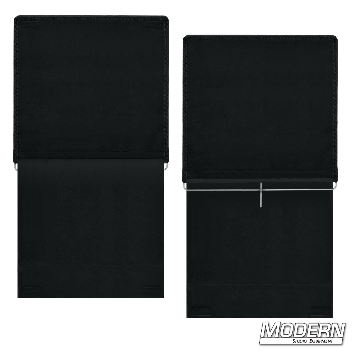 40 by 40 inch solid floppy for blocking and controlling light in professional film, TV, and photography productions.