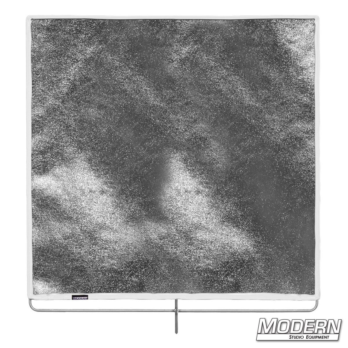 36-inch by 36-inch silver lame fabric for creating reflective, high-contrast lighting effects on set.