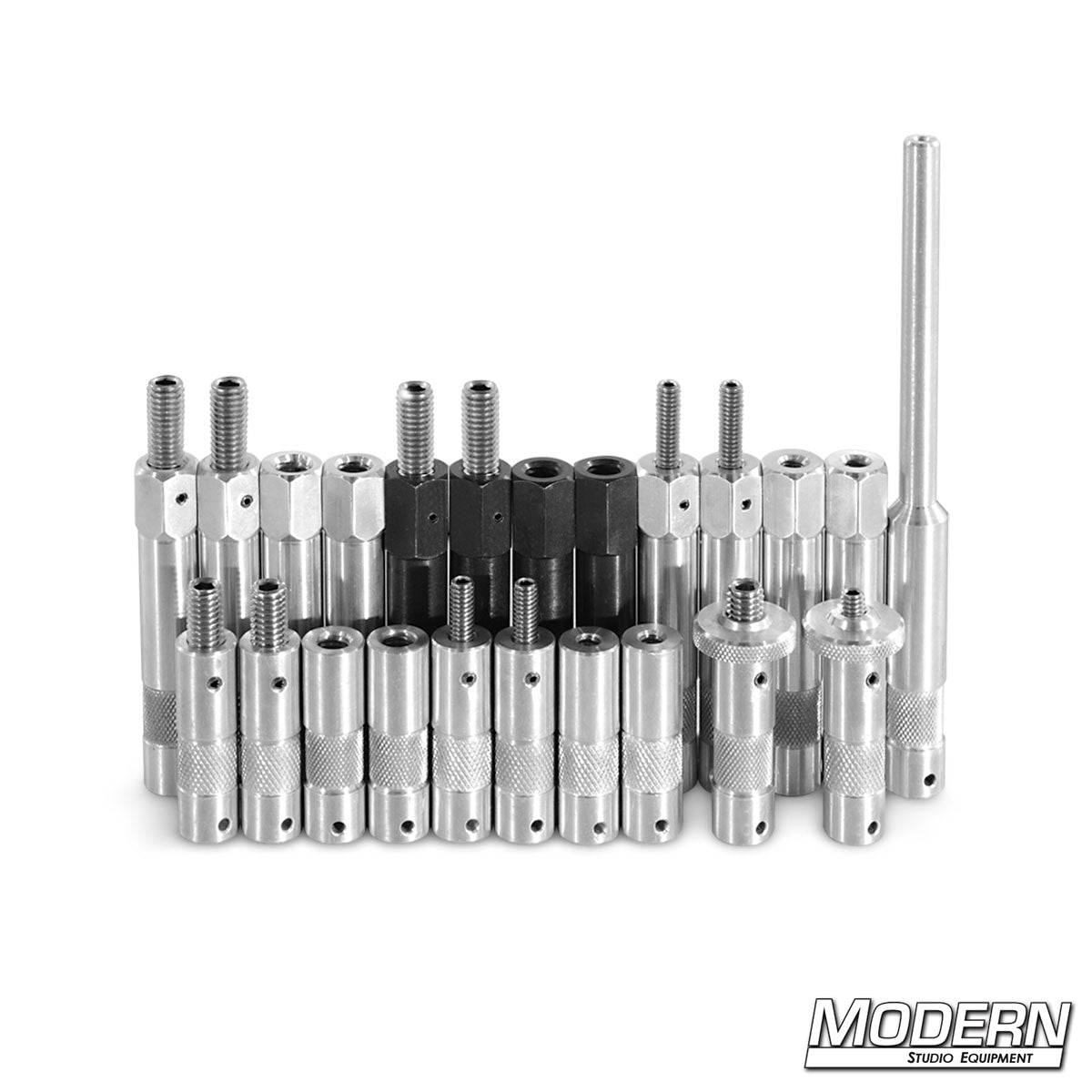 Compact On The Go Baby Pin Kit with essential mounting pins for quick rigging setups on location or in studio.