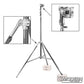 Combo Triple Riser Stand with Rocky Mountain Leg and 4-1/2 inch Grip Head — heavy-duty grip stand for lighting, rigging, and film production | Modern Studio Equipment