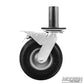 Speed-Wheels for 1-1/2" Pipe (Set of 4) side profile in unlocked position. 
