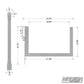 Heavy Duty Overhead Grip Truck Brackets (Set of 2)