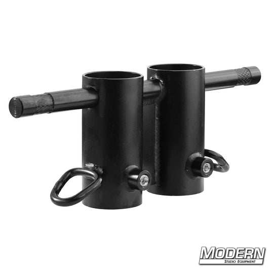 Front Receiver with Baby Pins for Wide Over and Under Boom Kit for 1-1/4" Speed-Rail®