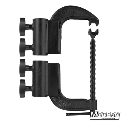 Durable Speed C-Clamps for Speed-Rail® – professional grip hardware for film and studio rigging systems | Modern Studio Equipment