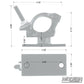 Grid Clamp with Flat Swivel Plate