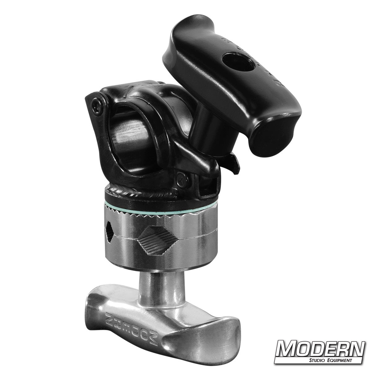 Grid Clamp Grip Head for film and TV production—versatile clamp and grip head combo designed for mounting flags, arms, and modifiers to pipe or truss