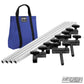 4′×4′ grip frame with full-length 4′ tubes with T-handles and Blue bag— perspective view | Modern Studio Equipment