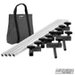 4′×4′ grip frame with full-length 4′ tubes with T-handles and Gray bag— perspective view | Modern Studio Equipment