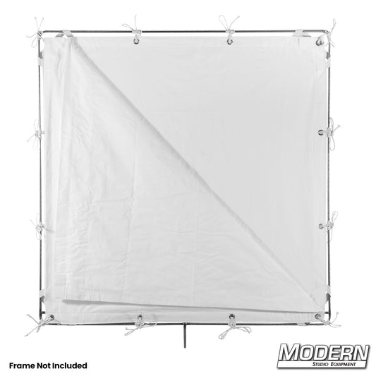 4' x 4' Slip-On Bleached Muslin Floppy