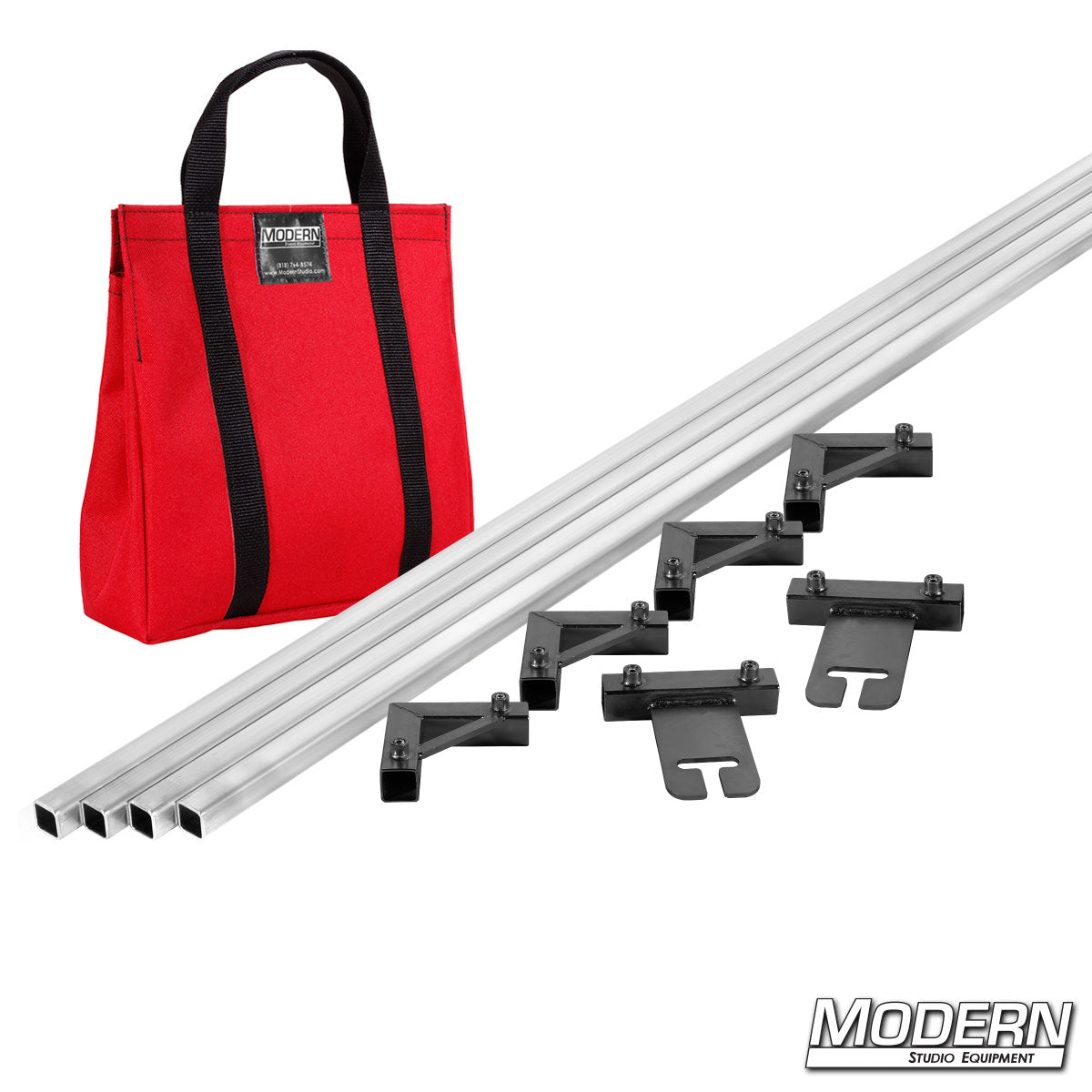 Modern's 8' x 8' breakdown frame red bag