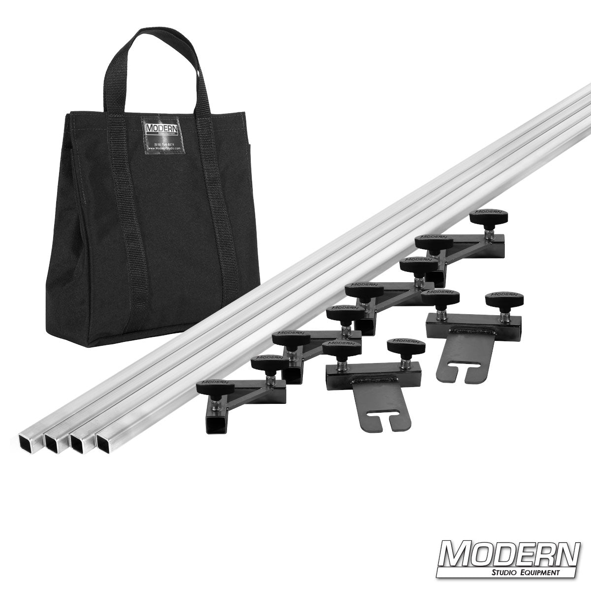 Modern's 8' x 8' breakdown frame with Black Bag