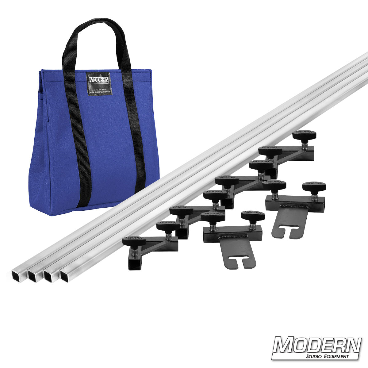 Modern's 8' x 8' breakdown frame with Blue Bag