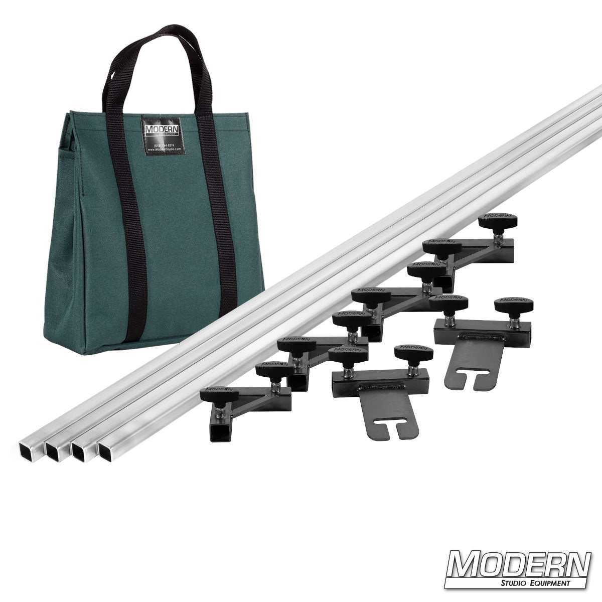 Modern's 8' x 8' breakdown frame with Green Bag