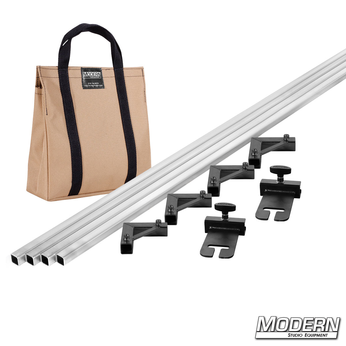 Modern's breakdown frame with Tan bag