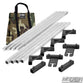 8x8 frame complete with 4-foot tubes in camo finish for film rigging and light control.”