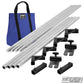 12' x 12' Breakdown Frame with blue transport bag and ears– professional grip frame system for on-set lighting | Modern Studio Equipment