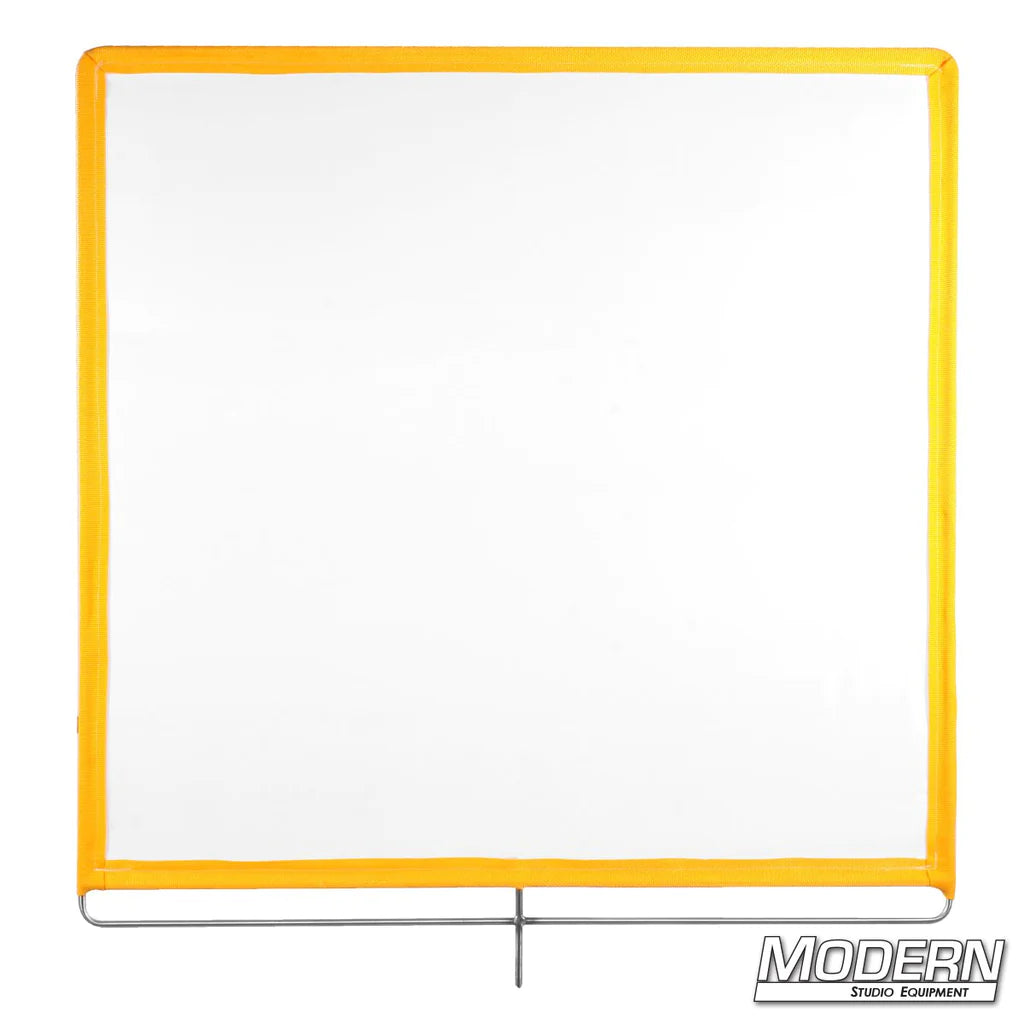 40x40 White artificial silk scrims for soft, diffused lighting in film and photography—ideal for controlling highlights and shadows on set.
