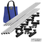 12' x 12' Breakdown Frame with Blue transport bag and T-Handles– professional grip frame system for on-set lighting | Modern Studio Equipment