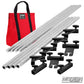 12' x 12' Breakdown Frame with Red transport bag and T-Handles– professional grip frame system for on-set lighting | Modern Studio Equipment