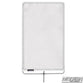 Medium bleached muslin flag featuring white cotton diffusion material on a sturdy metal frame.