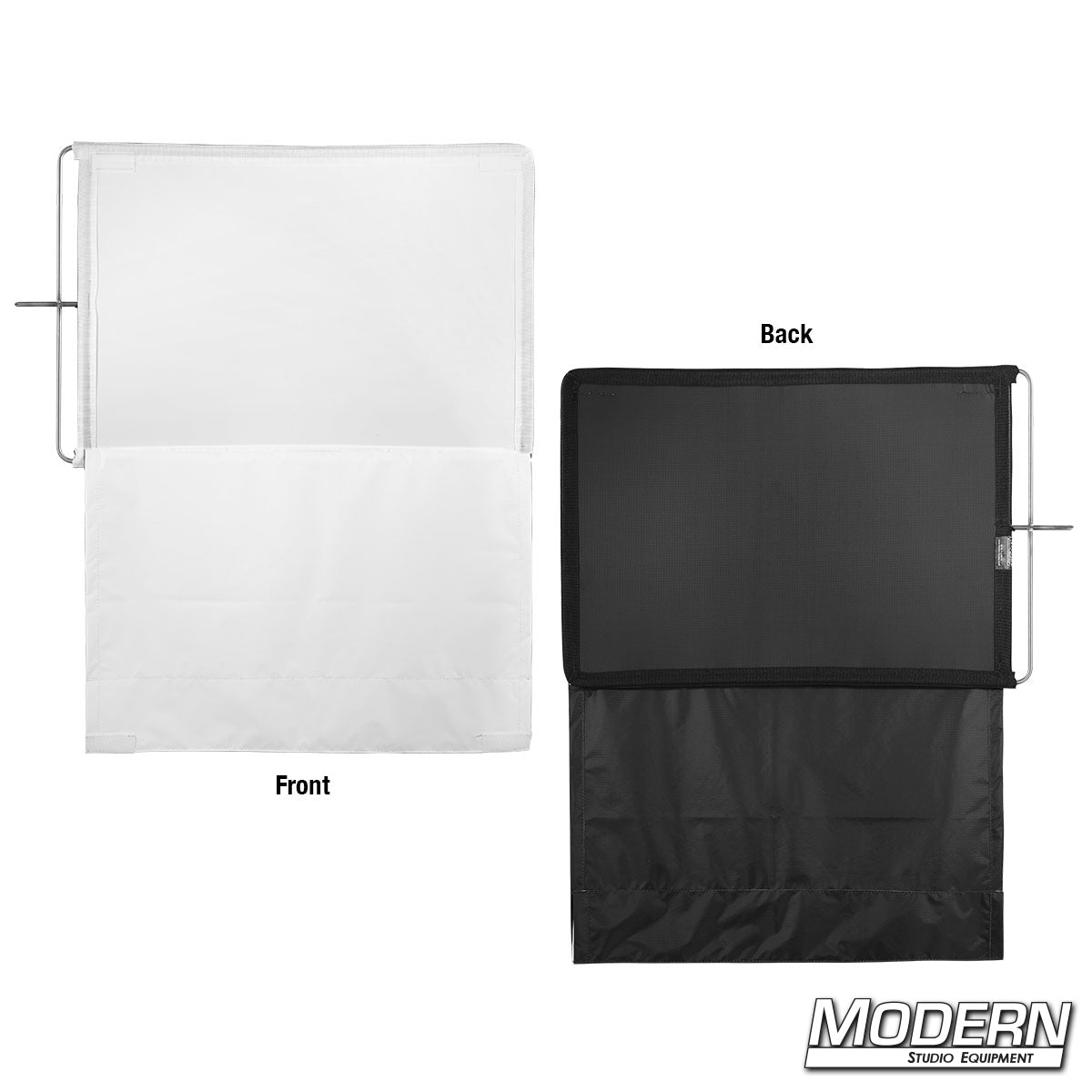 24x36 Ultrabounce Floppy white bounce and black negative fill front and back