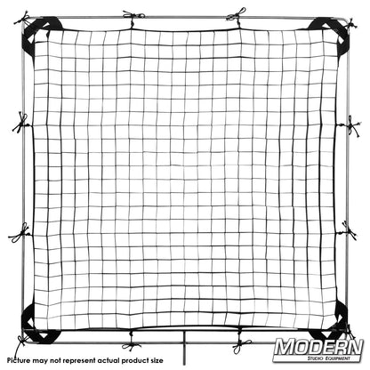 Fabric egg crate diffusion grid for studio lighting and film production light control