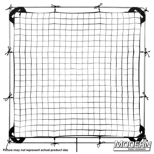 Fabric egg crate diffusion grid for studio lighting and film production light control