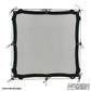40" x 40" Slip-On Black Single Scrim for reducing light intensity by 0.6 stops in film and studio lighting applications