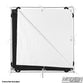 40" x 40" Slip-On Ultrabounce Floppy with black negative fill side for film production lighting control
