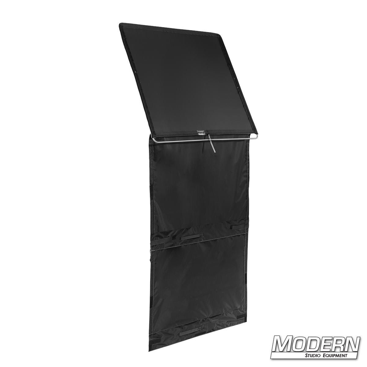 40 x 40 inch Ultrabounce Super Floppy with stainless steel frame and expandable panel for bounce lighting and negative fill on film and photography sets