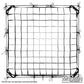 Fabric egg crate diffusion grid for studio lighting and film production light control