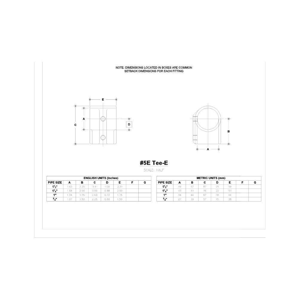 Hollaender® Fitting Tee-E