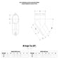 Hollaender® Fitting Angle Tee