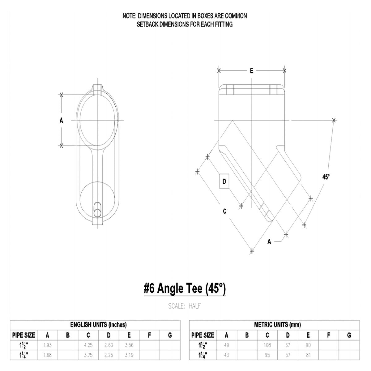Hollaender® Fitting Angle Tee