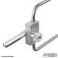 Aluminum Wag Flag Frame Holder with 5/8 inch baby pin for mounting wag flags and cutters on grip and lighting equipment.