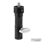 Baby female and junior receiver to 3/8 inch male steel adapter for mounting cameras, monitors, lighting accessories, and grip equipment