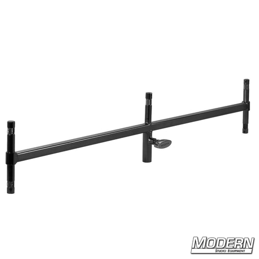 Baby Triple Header for mounting multiple 5/8" baby pins on one light stand or grip rig