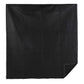 Black furniture blanket with grommets for film production equipment protection and studio applications