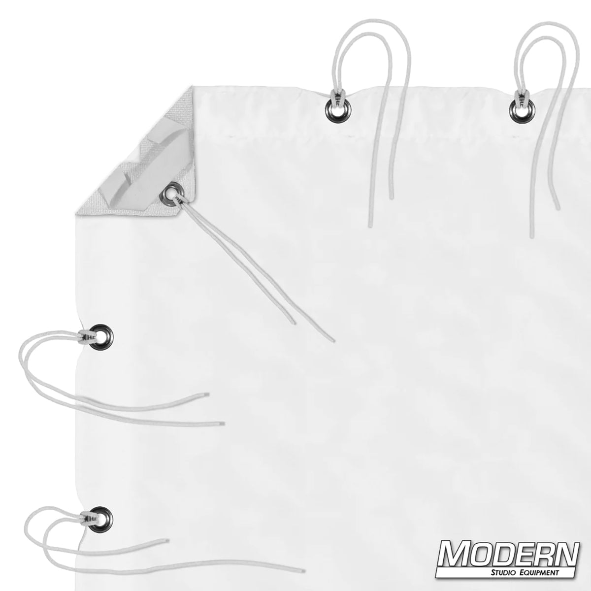 Bleached muslin fabric for film and photography, ideal diffusion material for softening and controlling studio and location lighting