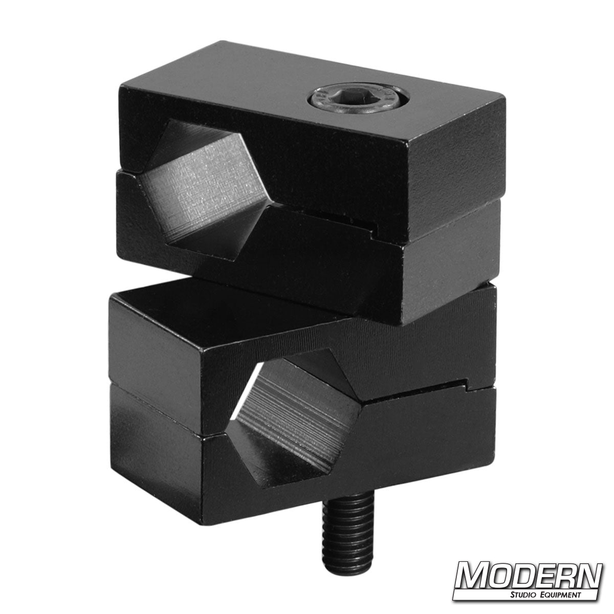 Combination camera rod starter for mounting and adjusting 5/8 inch rods in camera support and rigging applications