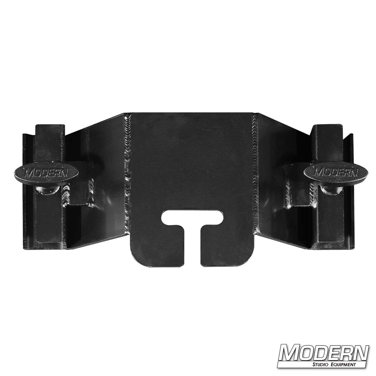 Double Ear bracket for 1 inch square tube used to support and space parallel frames for professional film and television lighting control systems