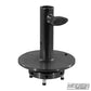 A black Mitchell to Junior adapter for film set equipment with the brand name 'Modern' visible on the handle.