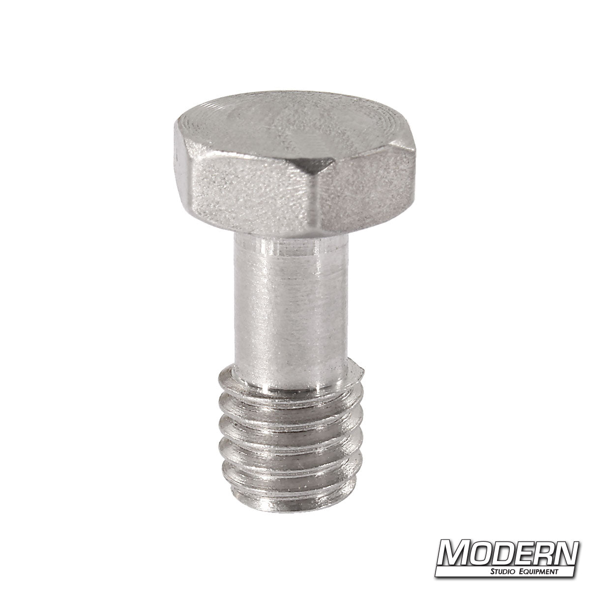 Heavy-duty Pie Bolt for securing lighting and grip equipment in film and television production setups.