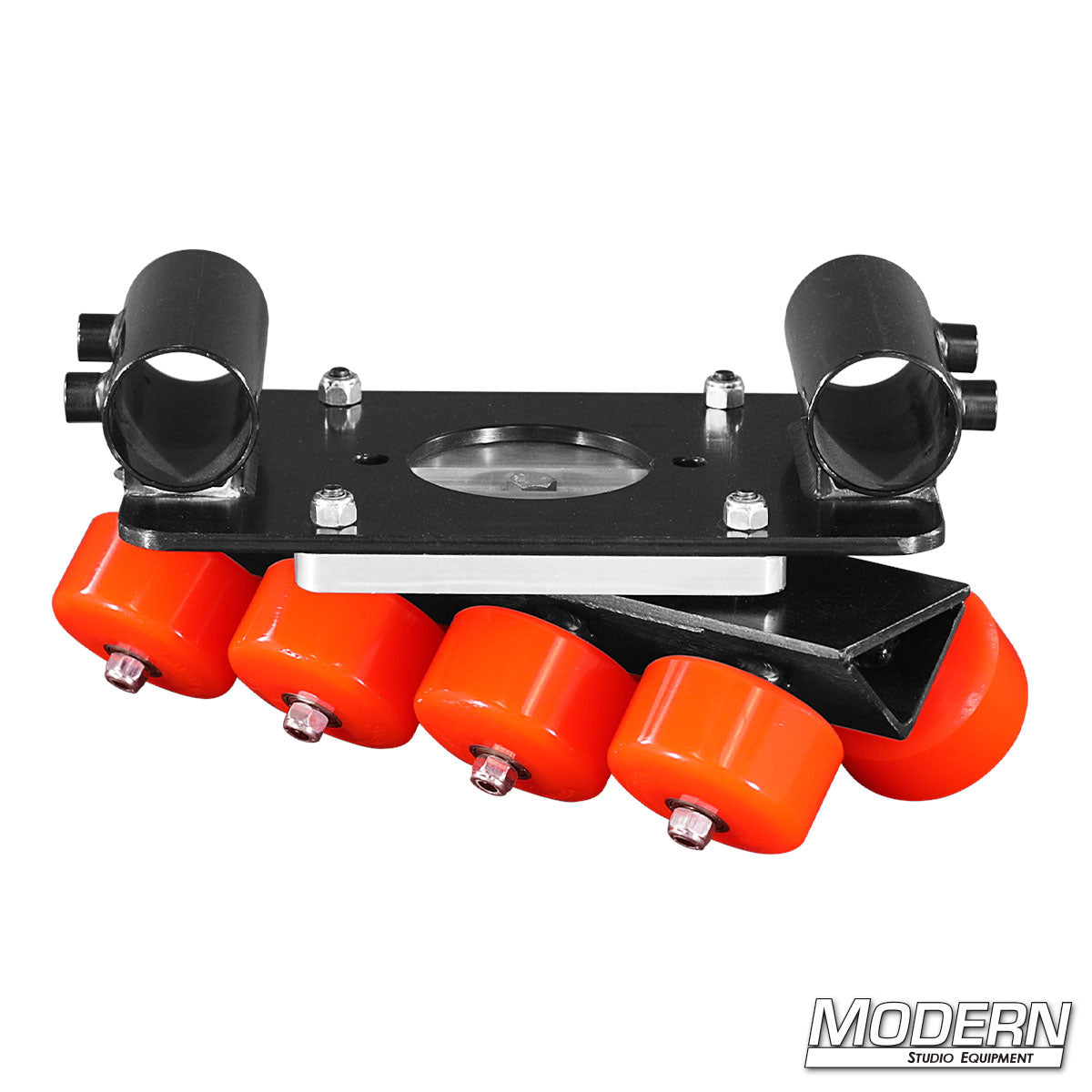Single Skateboard Wheel Speed-Rail® Setup with 8 Wheel Per Corner
